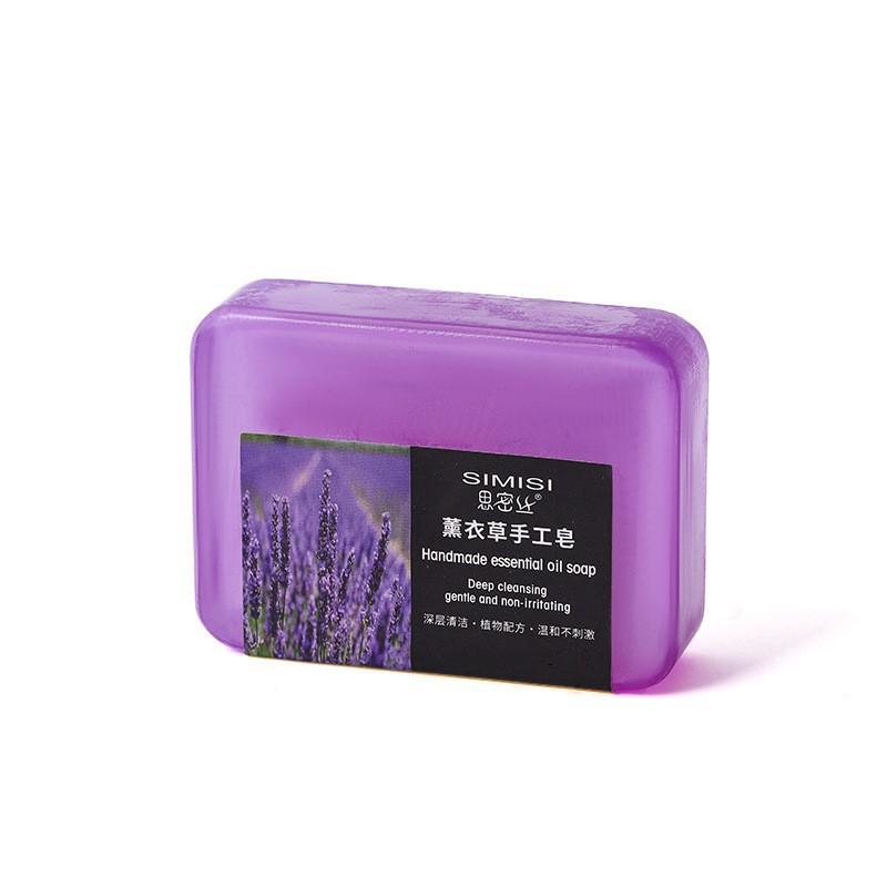 Handmade Flower Scented Soap with Rose, Jasmine, Osmanthus and Lavender 80G for Cleaning and Moisturizing