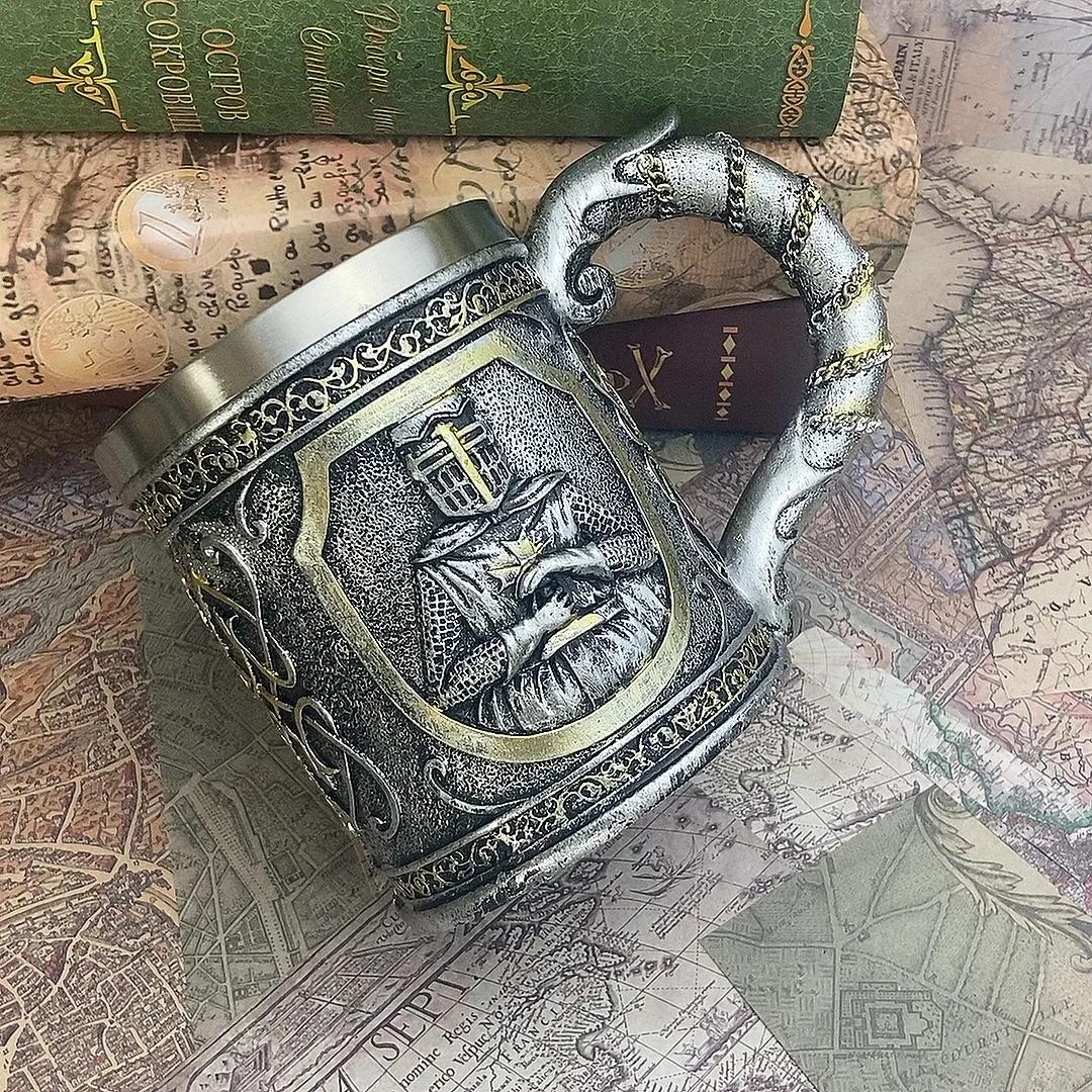 

Средневековые доспехи рыцаря бокал для вина винтажный кубок украшение виски смешная чашка индивидуальный подарок часть