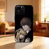 Anime D-Death Note Phone Case For iPhone17,16,15,14,13,12 Plus,Max Soft Silicone Black Cover