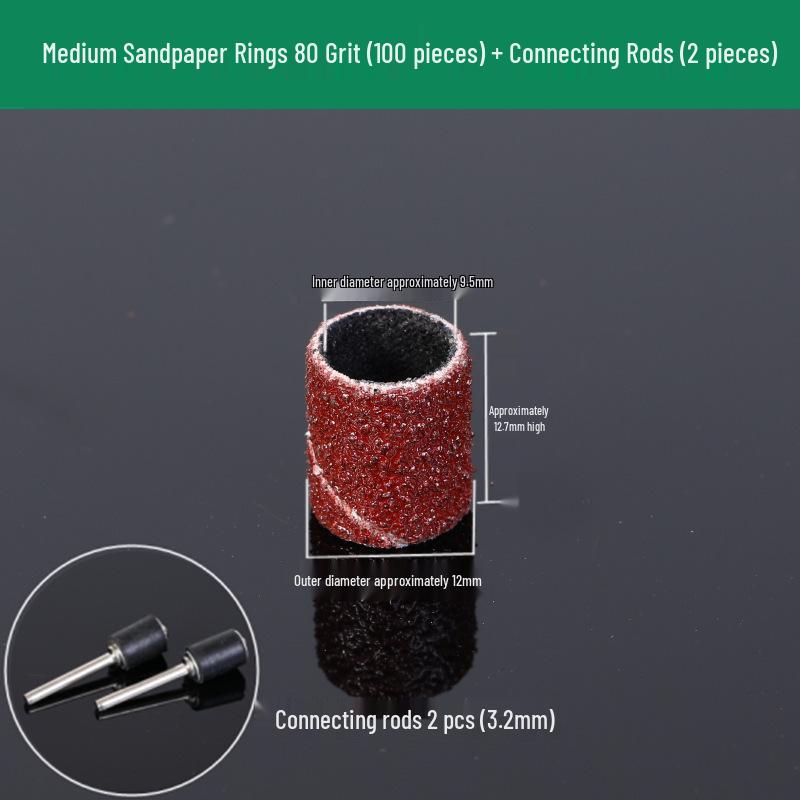 Electric Grinder Sanding Ring & Polishing Tool for Metal, Wood, and Rust Removal