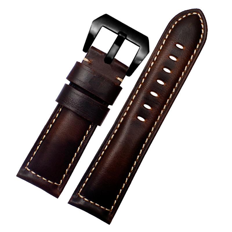 Retro Cowhide Watch Strap 20mm 22mm 24mm 26mm Band Universal Replacement Watchbands Bracelet Watches Vintage calfskin strap