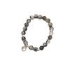 Natural black hair crystal obsidian bracelet, couple/student/girlfriend style bracelet, exquisite friendship bracelet