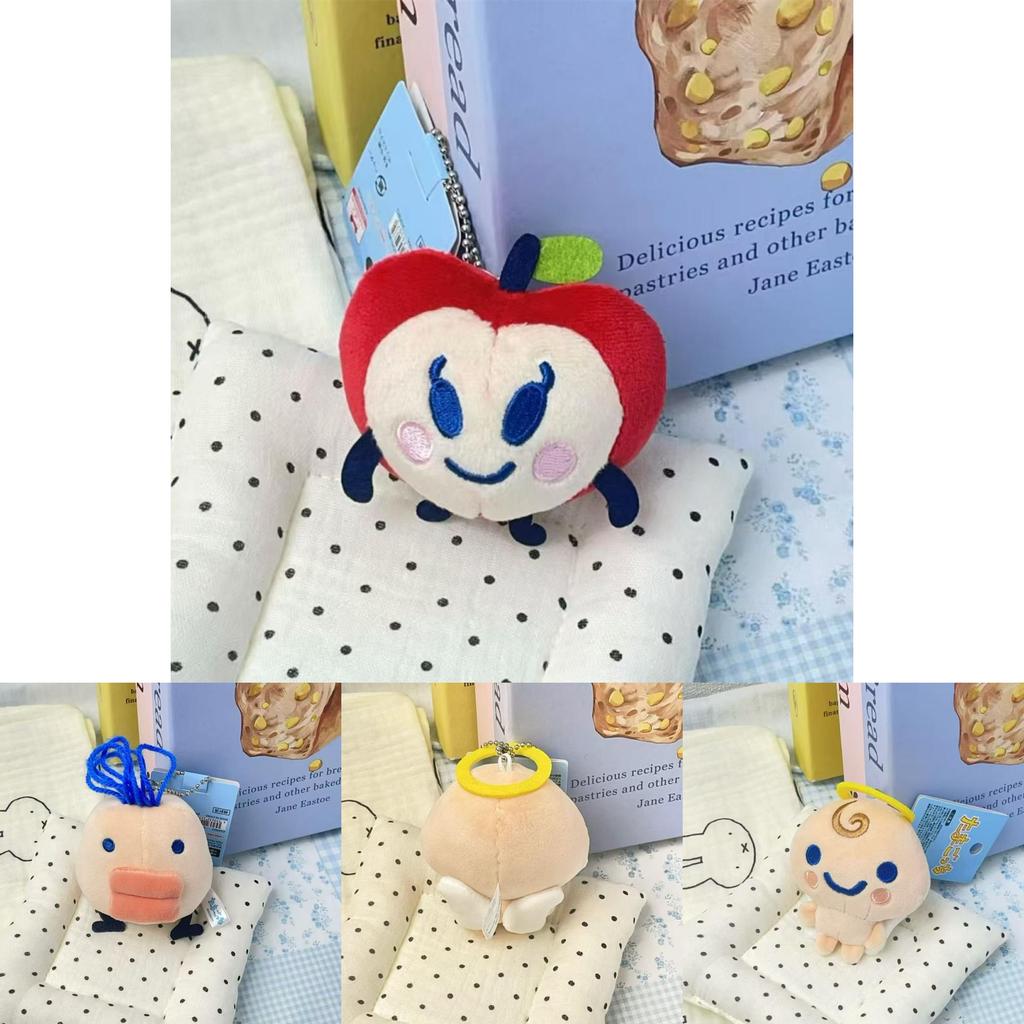 Tamagotchi Plush Keychain Featuring Chibi Angel And Sumo Gijimas For Gift Enthusiasts