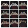 Gold Plated Bridal Tiara Crown Adjustable Fit Bridal Headpiece New Hair Crown  Women