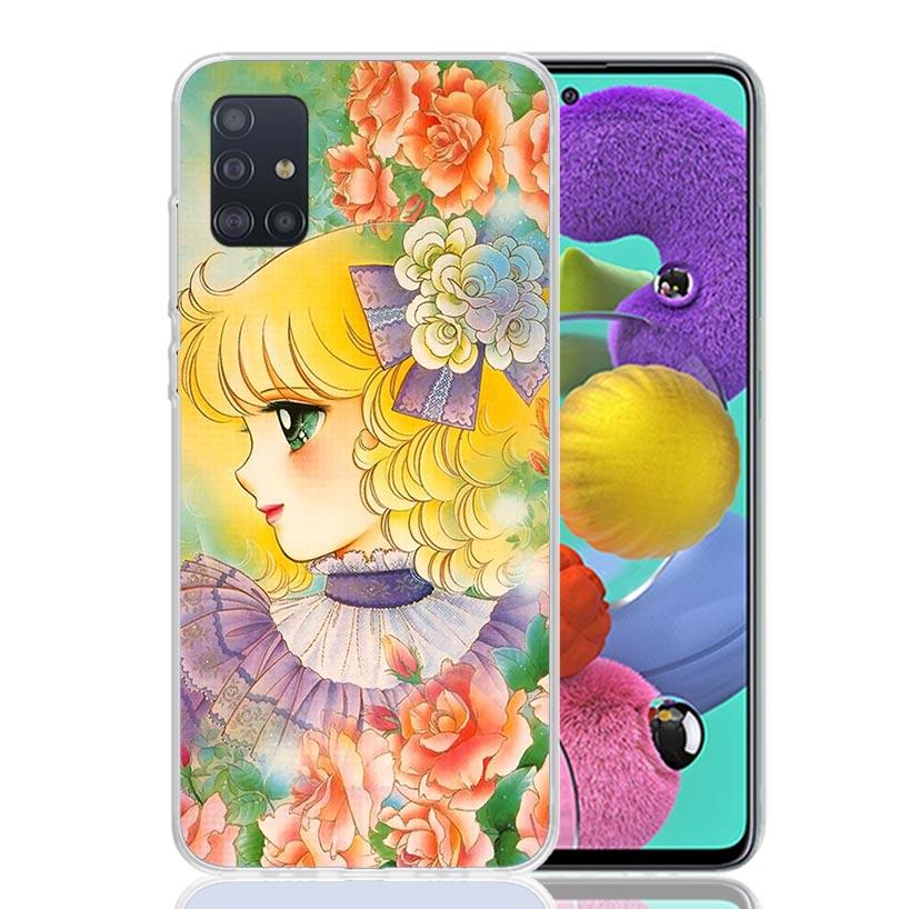 Anime Candy Phone Case For Samsung Galaxy A52 A32 A22 A12 A02S A50S A30S A51 A31 AA71 Note 20 Ultra 10 S10 Plus Galaxy A51 A71 A