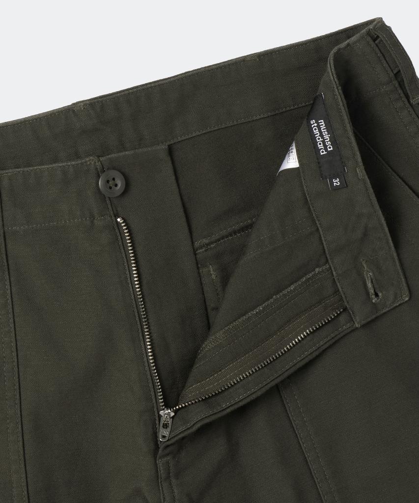 Musinsa Standard Wide Replica Fatigue Pants [Deep Khaki]
