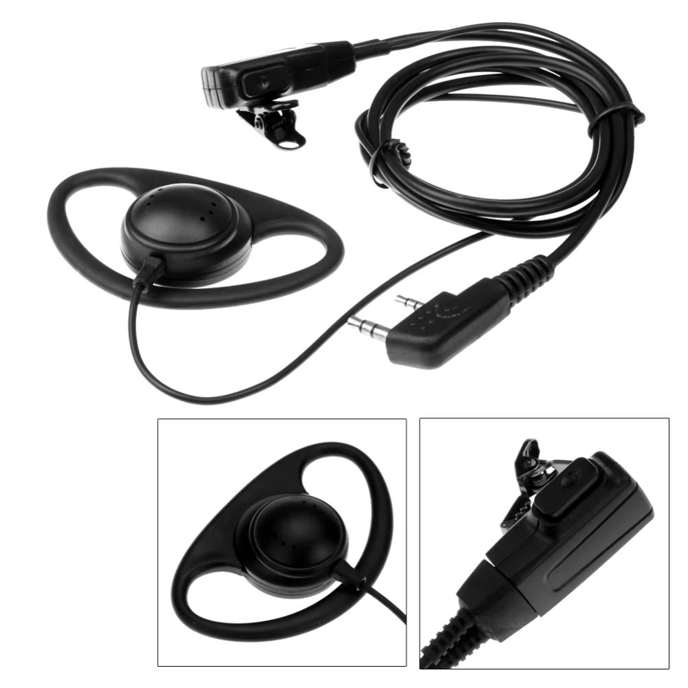 Single Side Interphone Earphone Ear Hook Walkie Talkie Earpiece  For Puxing TYT Radio