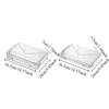 Transparent Desktop Paper Storage Box Dust Proof Card Holder Case File Document Organizer  Contract