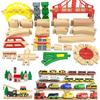 Educational Toy for Child New Kinds Wood Track Accessories Beech Wooden Train Track Railway Toys Fit Biro Wooden All Brand Track