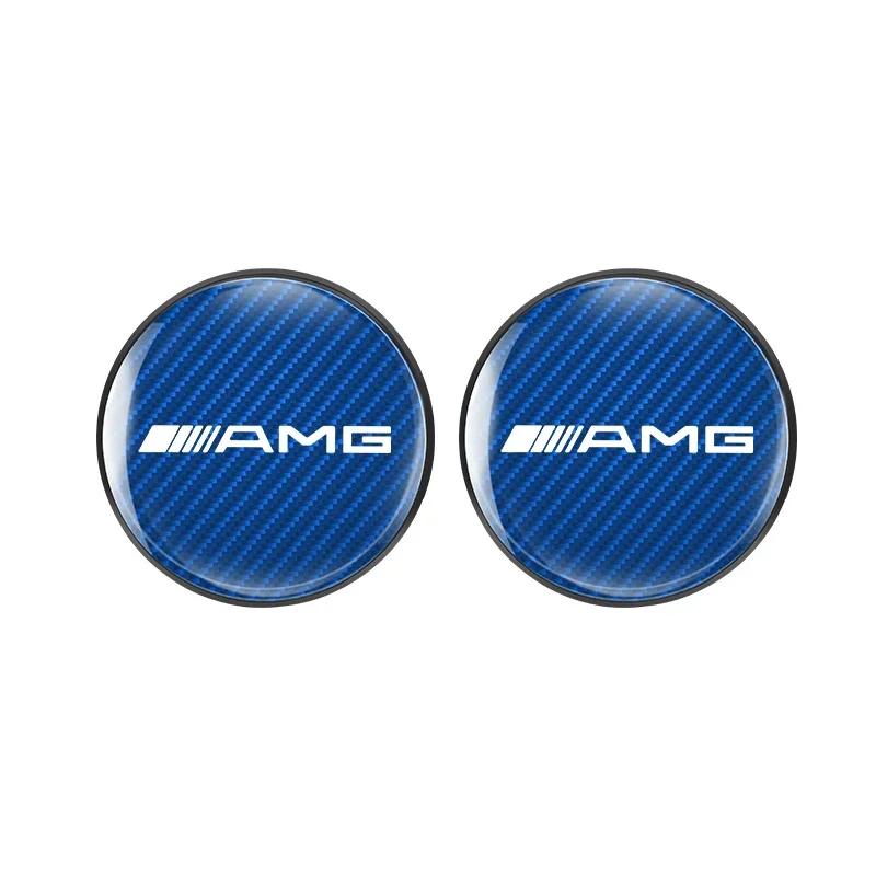 

C200 E200 New 2025 For Mercedes Benz Carbon Fiber Car Water Cup Coaster Pad Non-slip Car Cup Bottle Mat For MERCEDES BENZ W211 W