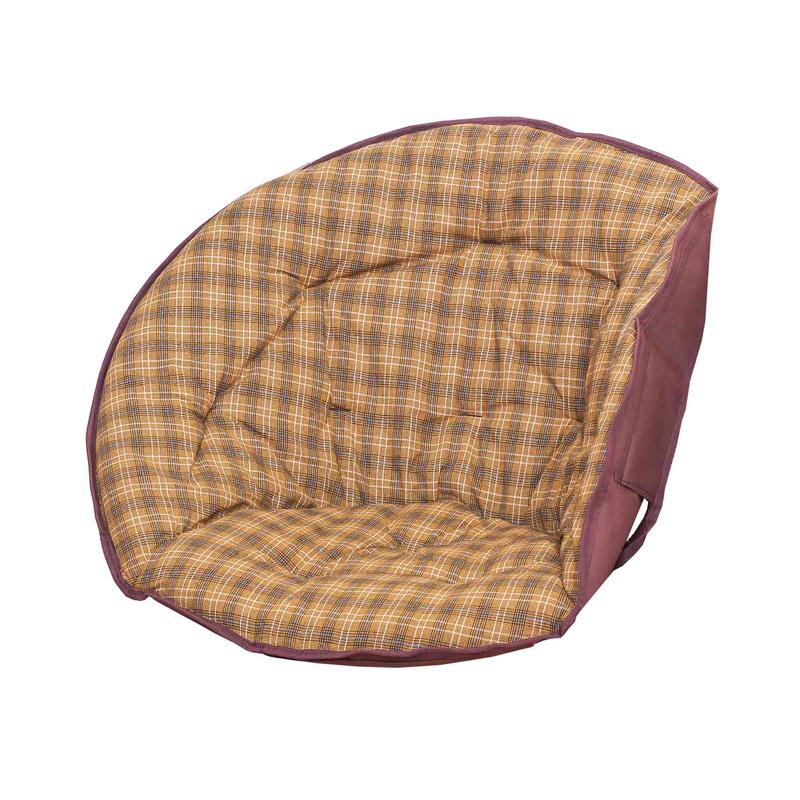 Moon Chair Folding Padded Oval Round Moon Saucer Camping Fishing Portable Picnic Black Seat Mesh Chair Cover Not Including Chair