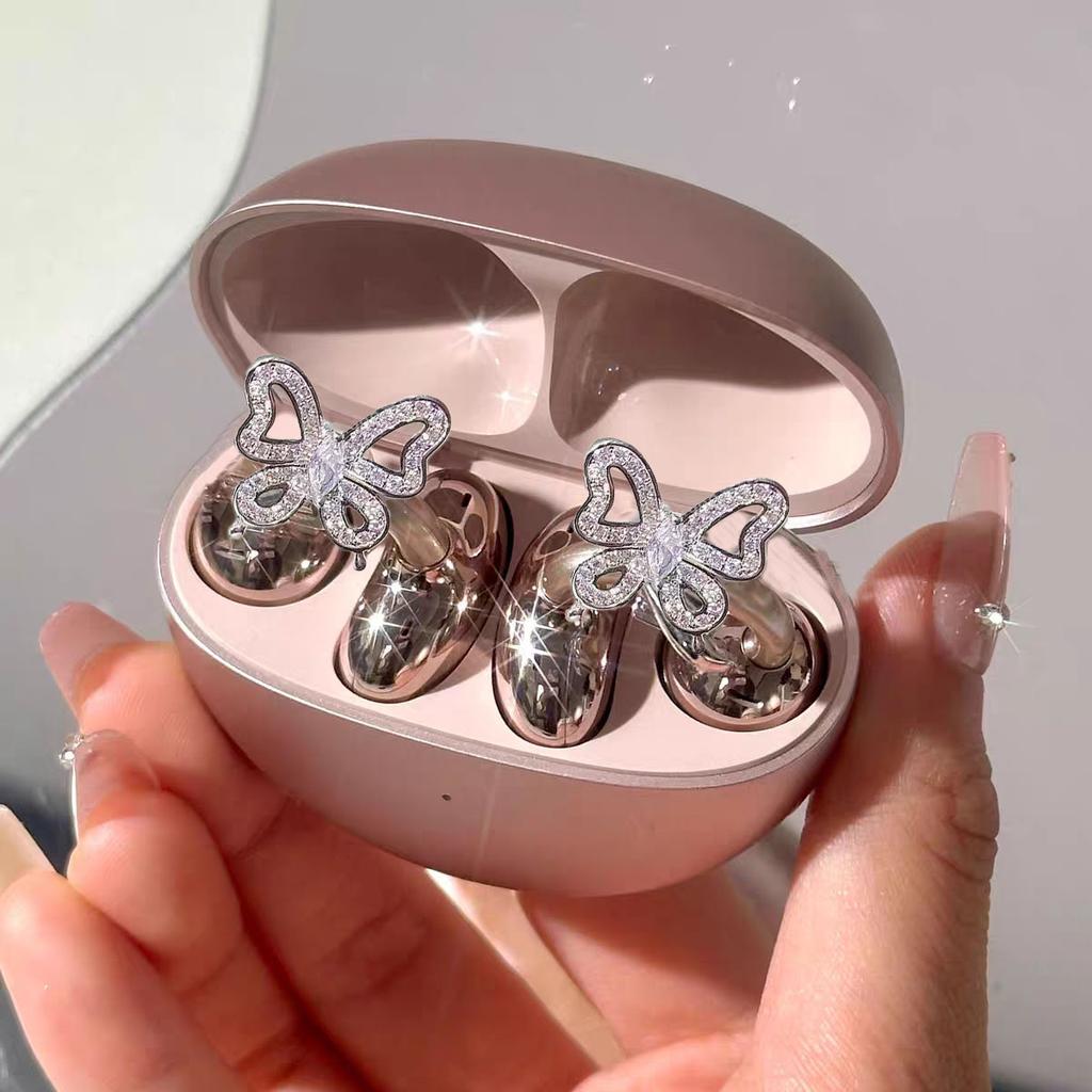 Huawei Freeclip Earphones Anti-Lost Clip Buckle Earrings Zircon Accessories Fashion Earphone Clip Buckle Niche Design