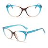 Fashion Round Anti-Blue Light Glasses Women Men Blue Pink Black Eye Protection Ultra Light Eyeglasses Office Computer Goggles