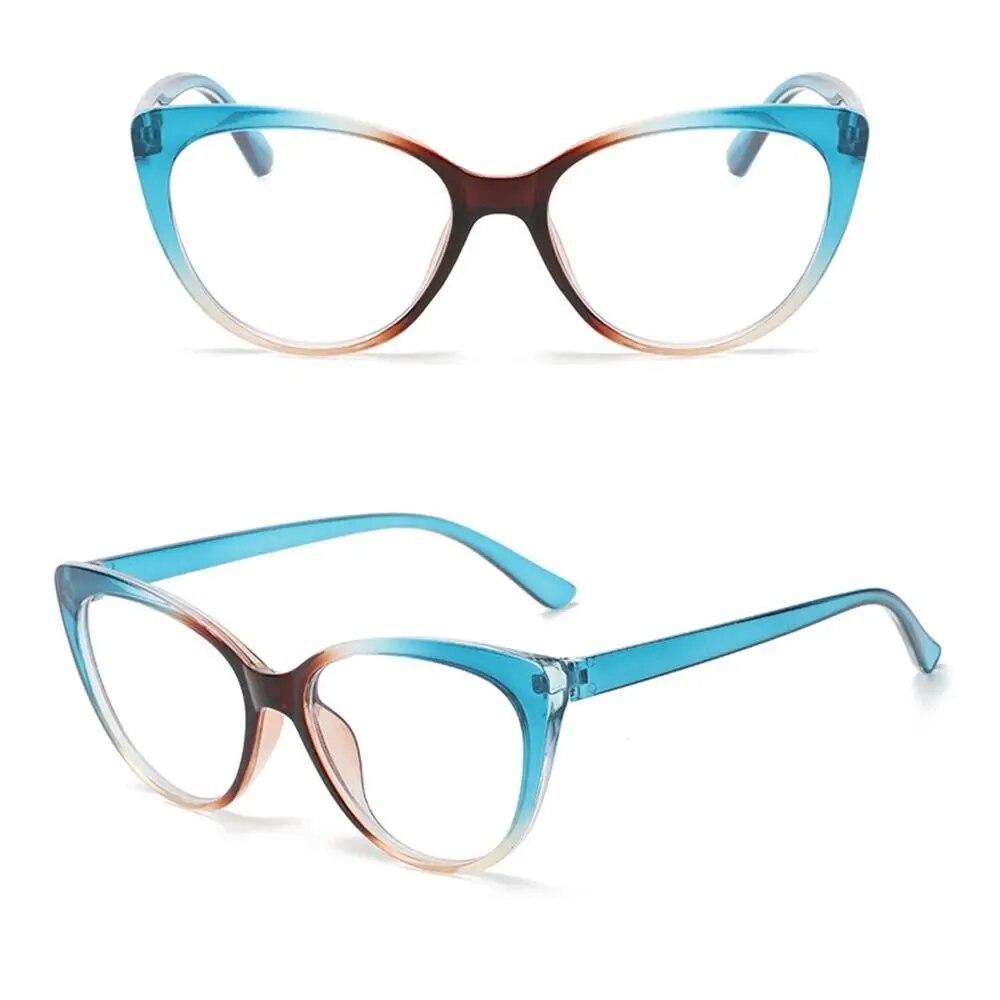 Fashion Round Anti-Blue Light Glasses Women Men Blue Pink Black Eye Protection Ultra Light Eyeglasses Office Computer Goggles