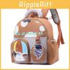 Kids Animal Design Double Shoulder Backpack For Preschoolers With Oxford Cloth And Padded Straps