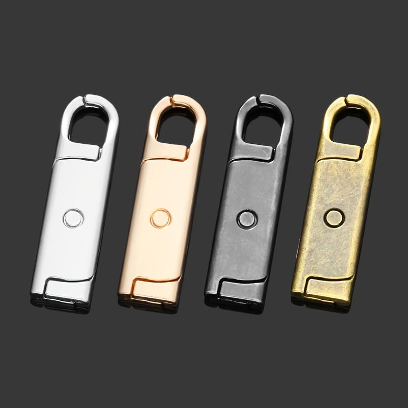 

4-Piece Set of Rotating Zipper Pulls—Suitable for Luggage, Jackets, Backpacks, Boots, Wallets, and Coats