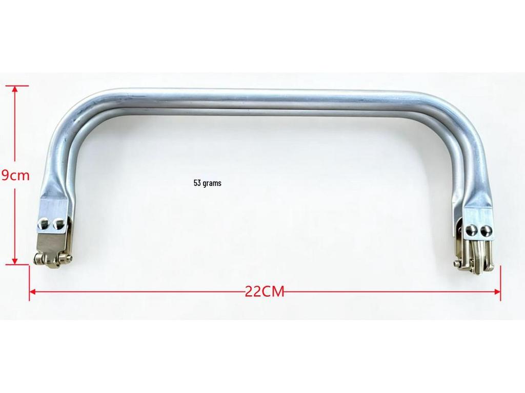 Clip en aluminium Accessoires de sac à main nuage: Pochette à charnière pour femme