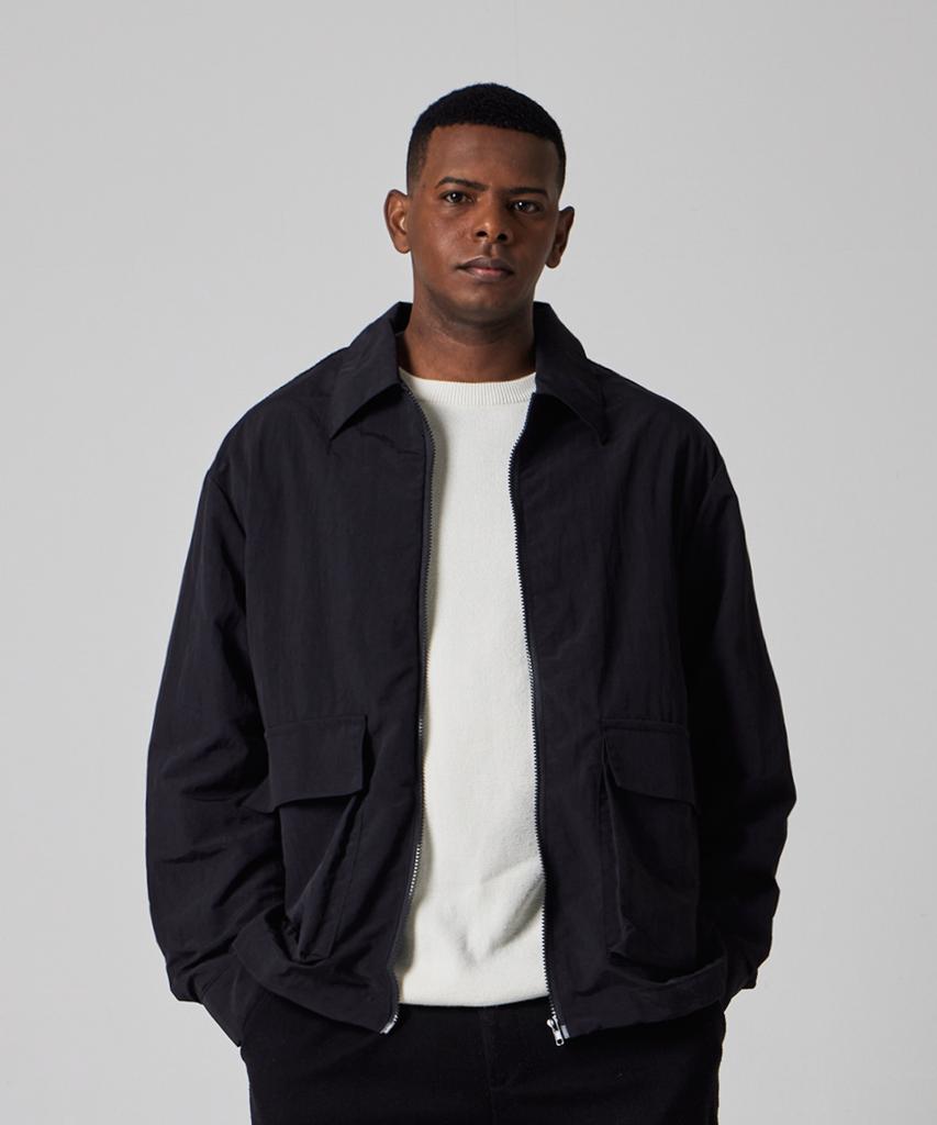 Bsmt Essential Nylon Basic Collar Wind Jacket (3 Colors)
