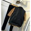 Women's Spring Pu Leather Motorcycle Vest Student Korean Style Loose-fit Top