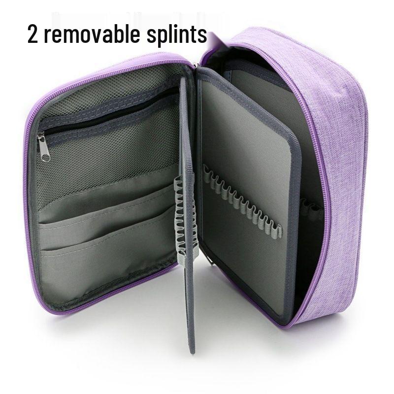 Large Capacity Multi-color Oxford Student Pencil Case & Stationery Box