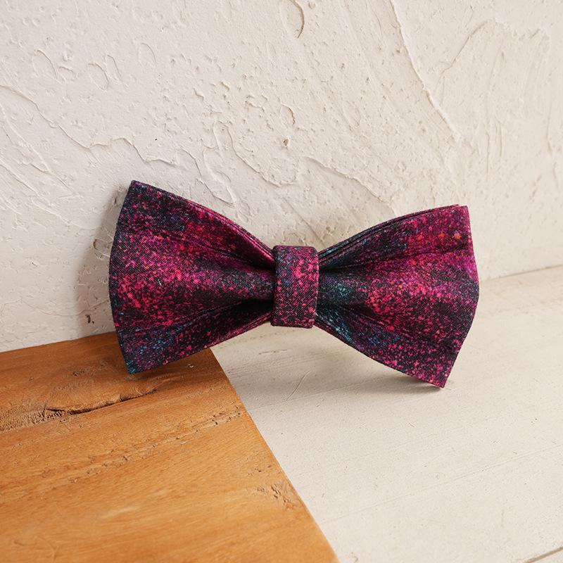 MUTTCO Luminous Forest Pet Collar with Teddy Bow Tie Ornament UBT-192 L