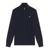 Lyle & Scott Mens Ribbed Zip Neck Long-Sleeved Sweater Top