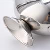 Stainless Steel Sauce Cup Multi-size Silver Sauce Boat Multi-functional Ship Shape Salad Dressing Boat Restaurant Use
