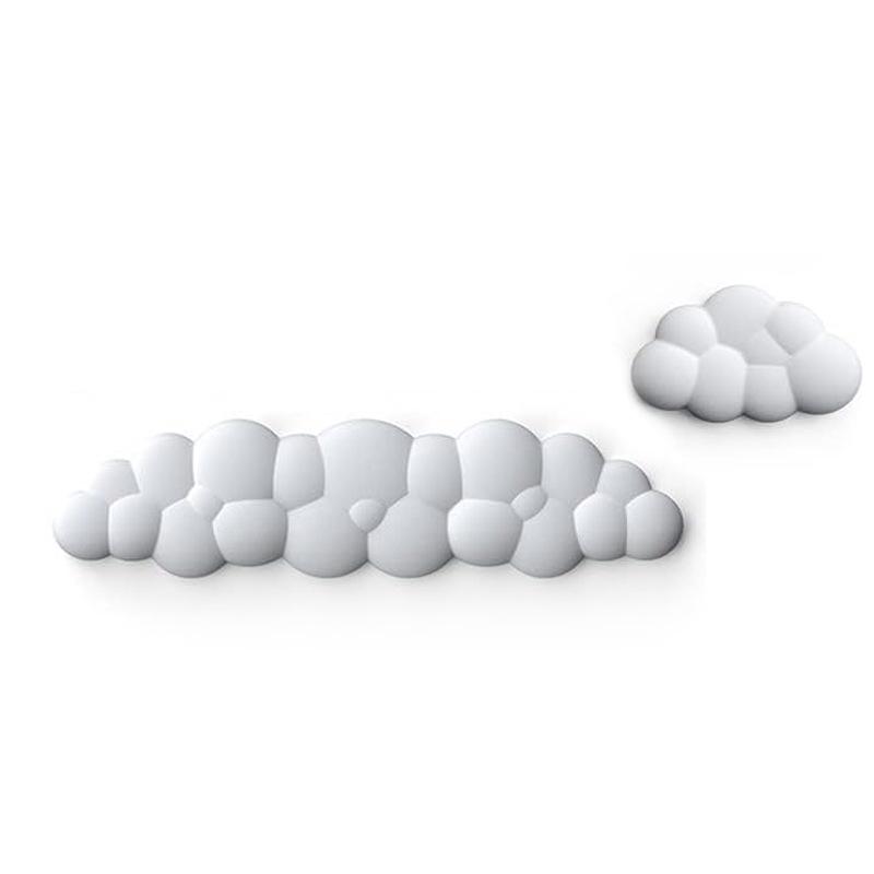 Cross-Border Cloud Memory Foam Keyboard Wrist Rest - Large Non-Slip Desktop Support