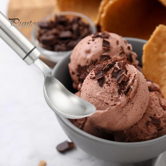 Eisportionierer aus Edelstahl, komfortabler Griff, ergonomisches Design, Schaufel, Dessert-Liebhaber-Werkzeug, Dessert-Momente-Utensil