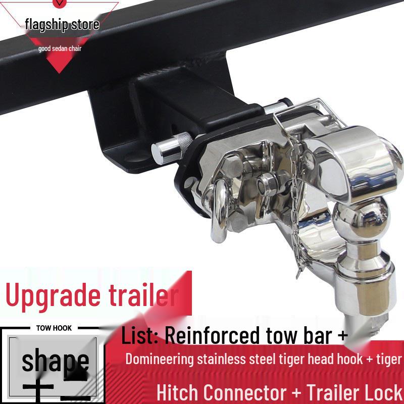 Nissan Paladin Rogue Rear Tow Bar with Square Hole Adapter