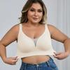 Large size underwear, seamless beauty back, no steel ring, gathering, anti-sagging, fattening, enlarged vest, bra.