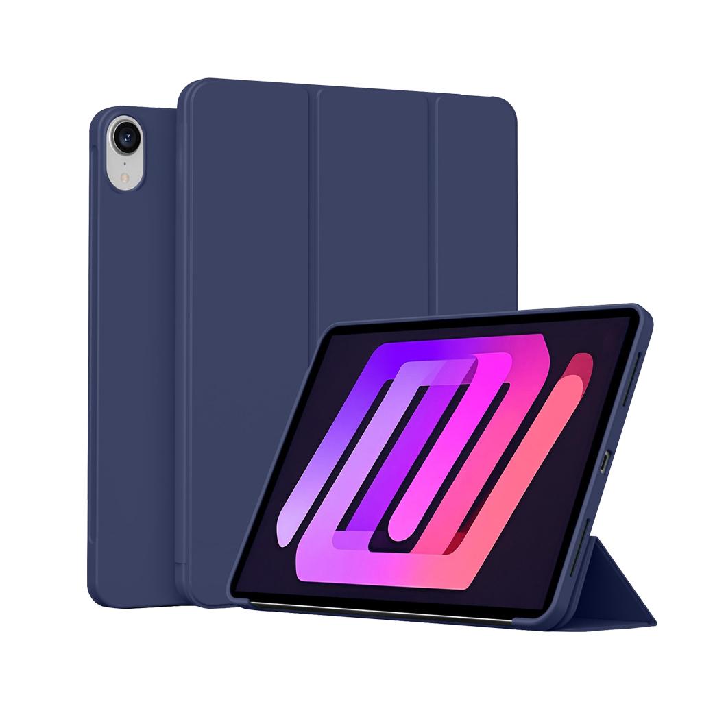 For iPad Mini 7 A17 Pro /iPad Mini 6 8.3 Inch Mini 7th/6th Gen Case, Magnetic Flio Smart Cover Soft Silicone Back Shell