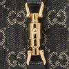 Gucci Jackie 1961 Borsa a Spalla Mini in Tela Monogramma e Pelle con Chiusura Dorata Borsa a Spalla da Donna Nera 685127-UN3AG-1294
