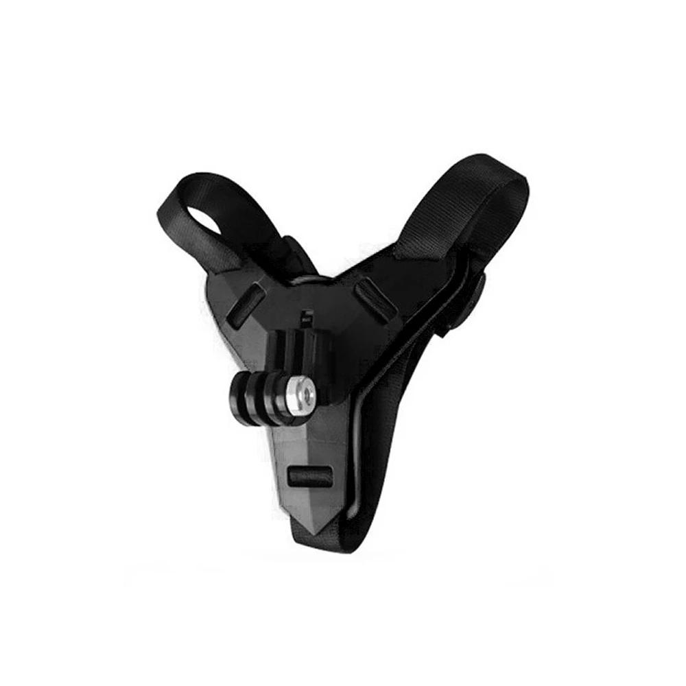 

Кронштейн для мотоциклетного шлема для GoPros Casque Holder Fix Поддержка камеры движения Tachograph Мотоциклетное оборудование чёрный