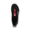 Adidas Cloudfoam Cushioning Breathable Lightweight Low top Walking Shoes Unisex Black Silver Red KJ5918