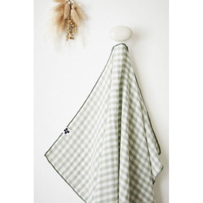 Lot de 2 essuie-mains "Vickie" 50 x 70 cm Tissé teint "Gaze de Coton"