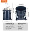 Spray Paint Pressure Pot Tank, 10L/2.5gal Air Paint Pressure Pot, Metal Rack & Leak Repair Sealant for Industry Home Decor Architecture Construction