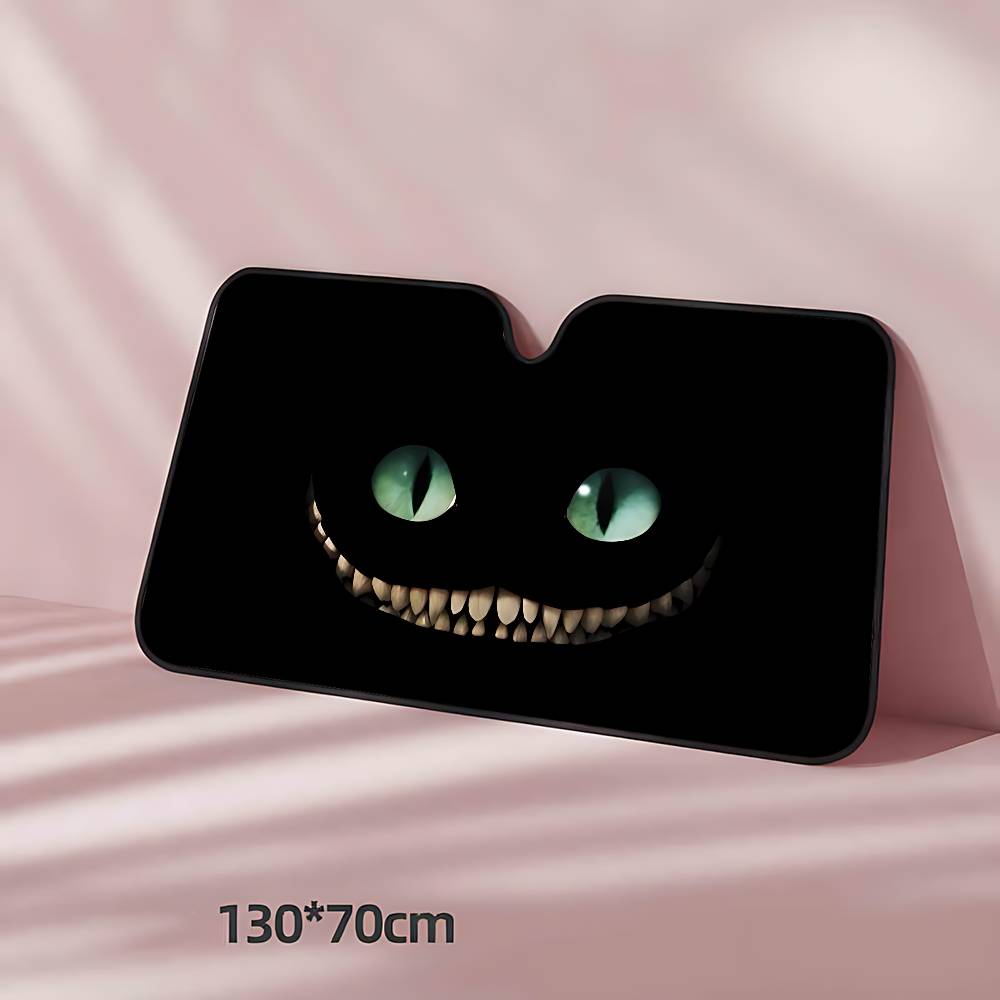 Cartoon EYE Toothless Stylish Trendy Windshield Sunshade, Car Windshield Cover, Car Sunshade Curtain, Car Sun Protection Cover