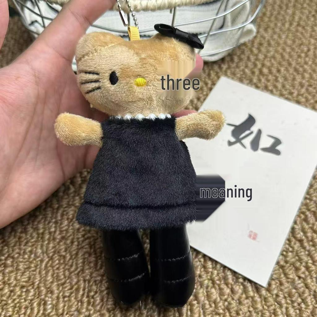 Sanrio Hello Kitty, Kuromi, and My Melody Plush Pendant Dolls - Apple KT Cat Design