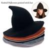Fashion Vintage Witch Hat Party Halloween Wool Knit Hat Portable Festival Decoration for Women