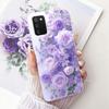 Case For Samsung Galaxy A03s A03 Core A03 Phone Cover for SamsungA03 A 03 S Soft Silicone TPU transparent Painted Flower Fundas