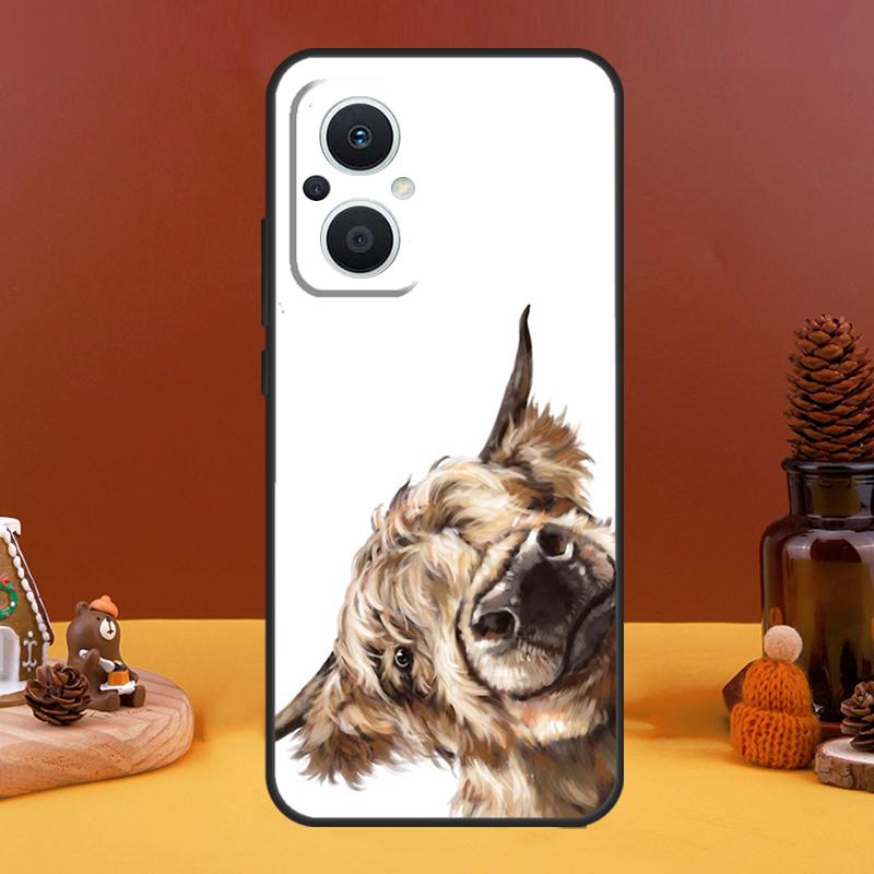 Highland Cows Case For OPPO Reno 5 Lite 4 6 7 8 10 Pro 11 F 4Z 5Z 8T OPPO Find X2 X3 Lite X5 X6 Pro Cover