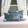 Single Adult Pillow Set with Cases - Perfect for Weddings, Home, Hotel, and Student Use