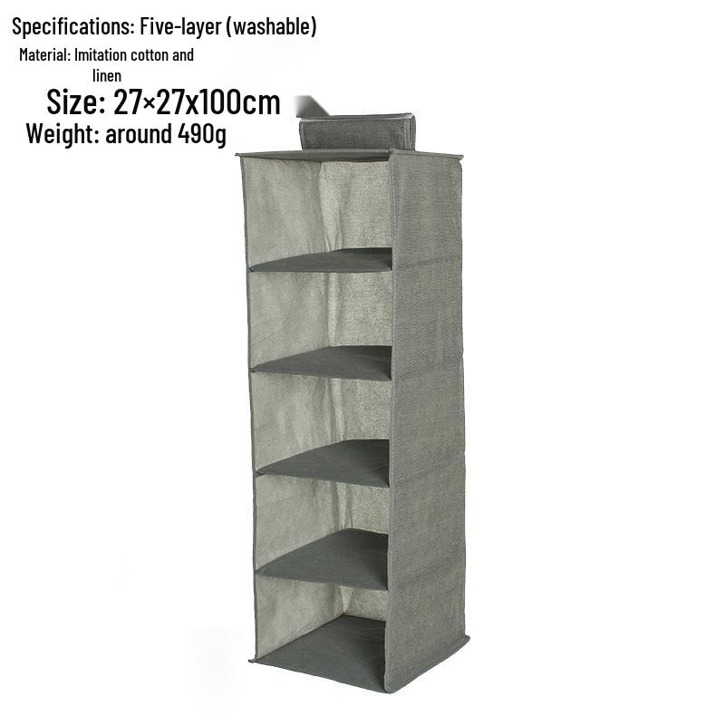 Multi-Layer Hanging Storage Bag for Clothes and Underwear