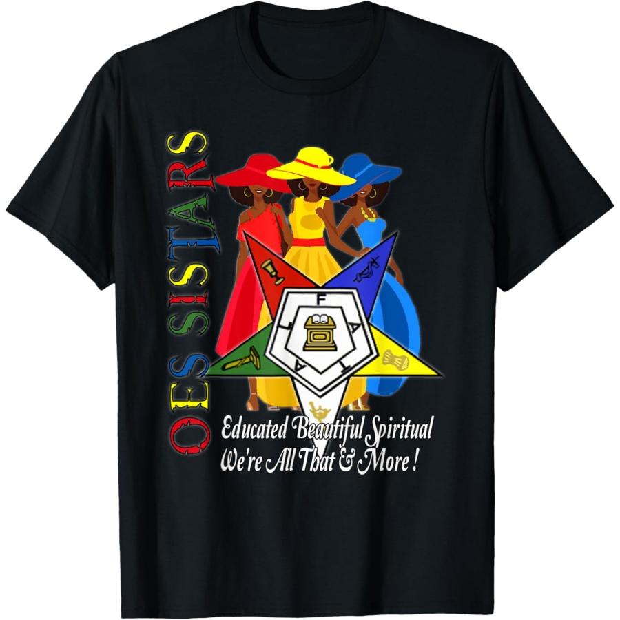 Order Of The Eastern Star OES Ring Diva Sistar of Color T-Shirt S