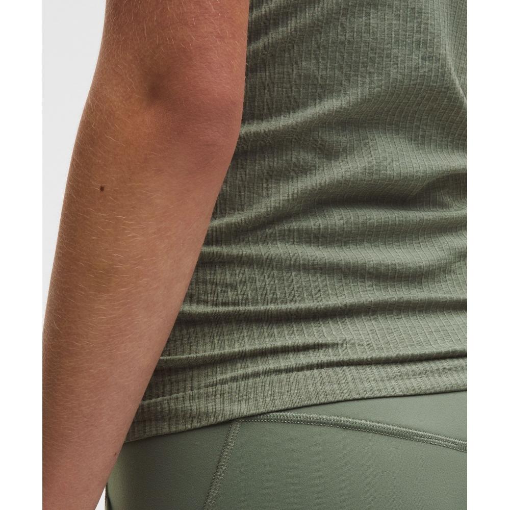 Lululemon EBB To Street Tank Top  Light Support  B C Cup Willow Leaf