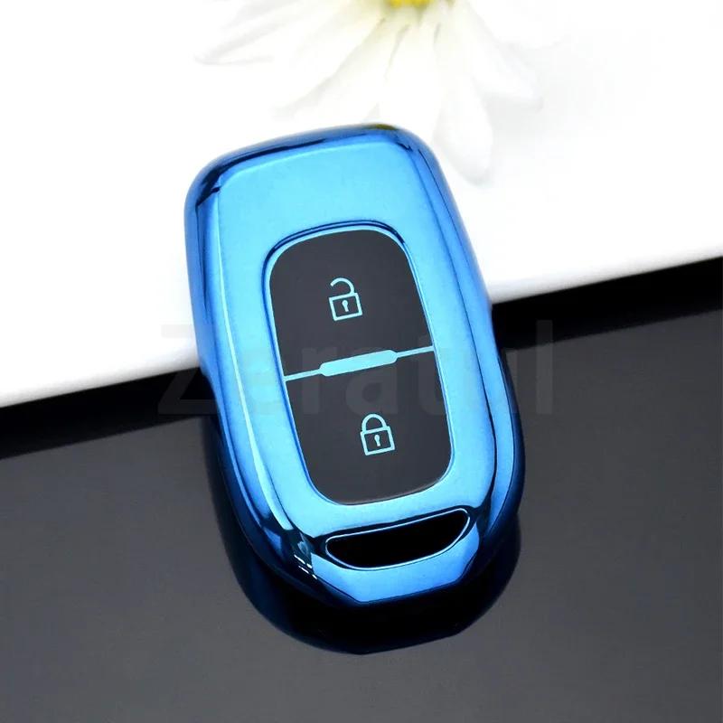 2 Button Tpu Car Remote Key Fob Cover Case For Renault Kwid Traffic Symbol For Dacia Sandero Logan Duster Shell