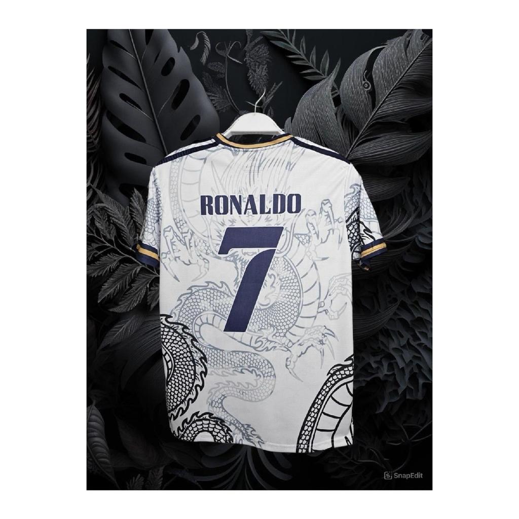 Ronaldo Dragon 7 Adult Jersey White