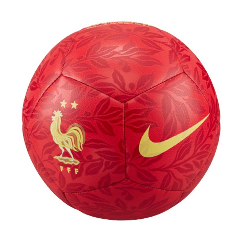 Herren Nike Größe 5 Ball Fußball Ball Gummi Maschinengenäht Fußball Ball Unisex University Red/Gymnasium ONESIZE