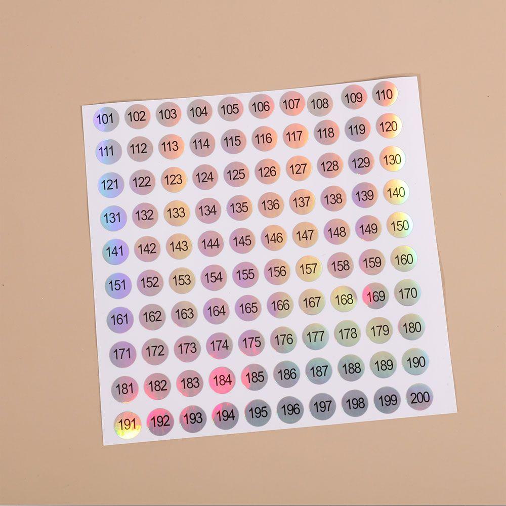 Craft Classification Sticky Package Label Diamond Paint Storage Self Adhesive Tags Digital Label Number Stickers Waterproof